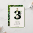 Search for 3rd birthday invitations Zebra