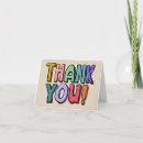 Search for fun thank you cards Rainbow