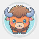 Search for bison animal stickers Cartoon