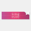 Search for singing bumper stickers Singer