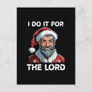 Search for christian christmas postcards Santa claus