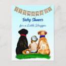 Search for black baseball postcards Baby shower