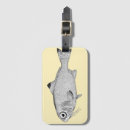 Search for fish luggage tags Drawing