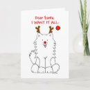 Search for samoyed christmas cards Santa
