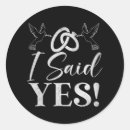 Search for i said yes stickers Honeymoon vibes