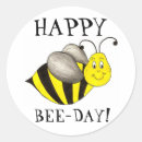 Search for bee happy birthday stickers Bumblebee