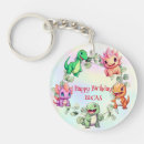 Search for kids birthday party key rings Dino