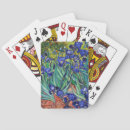 Search for vincent playing cards Irises