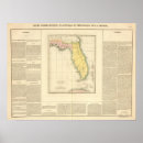 Search for map of florida posters Engraved