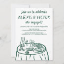 Search for whimsical engagement party invitations Modern