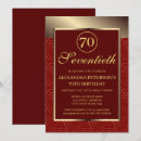 Search for maroon birthday invitations Gold