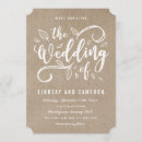 Search for craft paper wedding invitations Typography