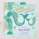 Search for mermaid baby girl shower invitations Under the sea