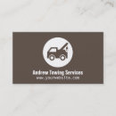 Search for recovery business cards Tow truck