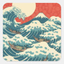 Search for hokusai stickers Japanese culture