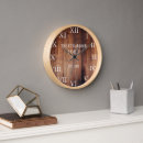 Search for dark wood clocks Farmhouse