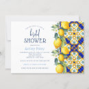 Search for tuscany bridal shower invitations Lemon floral bridal