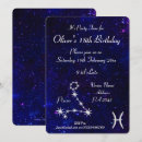 Search for pisces invitations Blue
