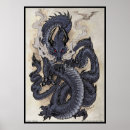 Search for eastern dragon art Blue