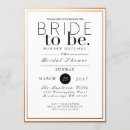 Search for gold foil bridal shower invitations Chic