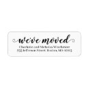Search for we moved return address labels Moving