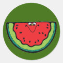 Search for cartoon watermelon stickers Food