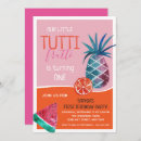 Search for tutti frutti invitations Watercolor