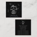 Search for skull business cards Dark