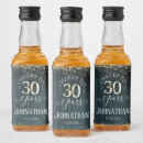 Search for 30th birthday bottle labels Glitter