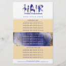 Search for salon service menu rack cards Trendy