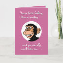 Search for funny chimp cards Cartoon
