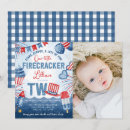 Search for fireworks birthday invitations Patriotic