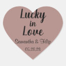 Search for lucky in love stickers Ticket