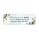 Search for rustic winter return address labels Elegant summer botanical  wreath