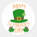 Search for happy st patrick day stickers Shamrock