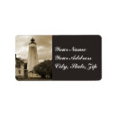 Search for historic return address labels Lighthouse