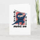 Search for warrior birthday cards Ninja