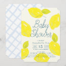 Search for lemon baby girl shower invitations Yellow