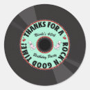 Search for retro 1950 stickers Birthday