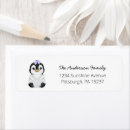 Search for baby penguin return address labels Adorable