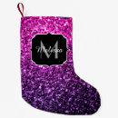 Search for purple christmas stockings Sparkle