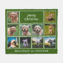Search for dog picture blankets Merry christmas