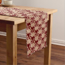 Search for red and gold christmas table runners Pattern