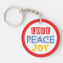 Search for love word key rings Colourful