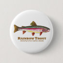 Search for rainbow trout round badges Fishing