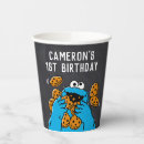 Search for cookie monster paper cups First birthday