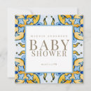 Search for blue and yellow baby shower invitations Modern