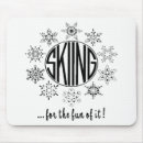 Search for winter fun mouse mats Skiing