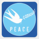 Search for blue peace symbol stickers Olive branch