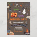 Search for spider birthday invitations Witch